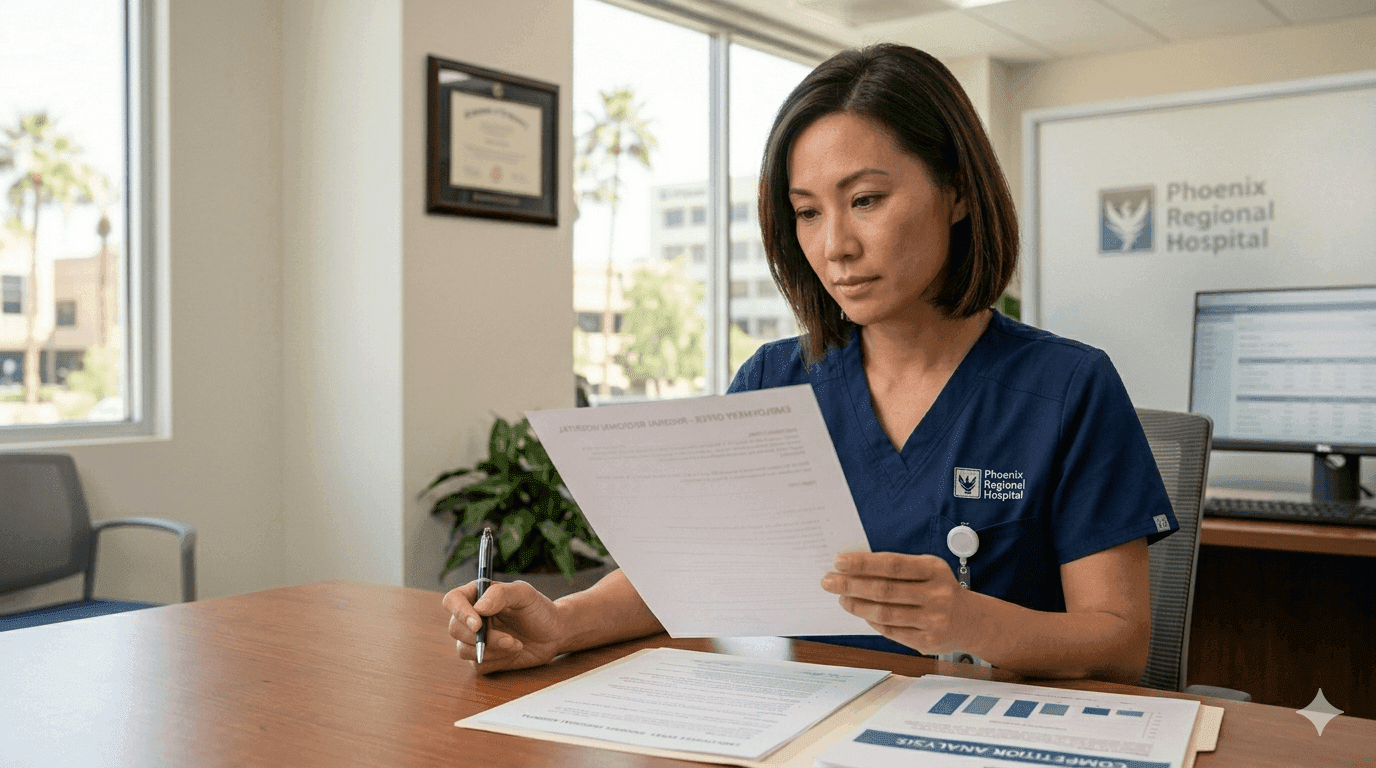 10 travel nursing contract red flags highlighted on an offer letter
