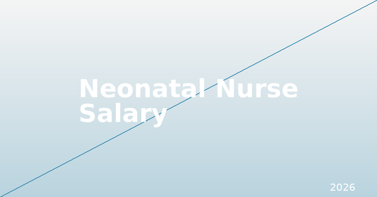 Neonatal nurse salary 2026 showing newborn care unit and pay breakdown